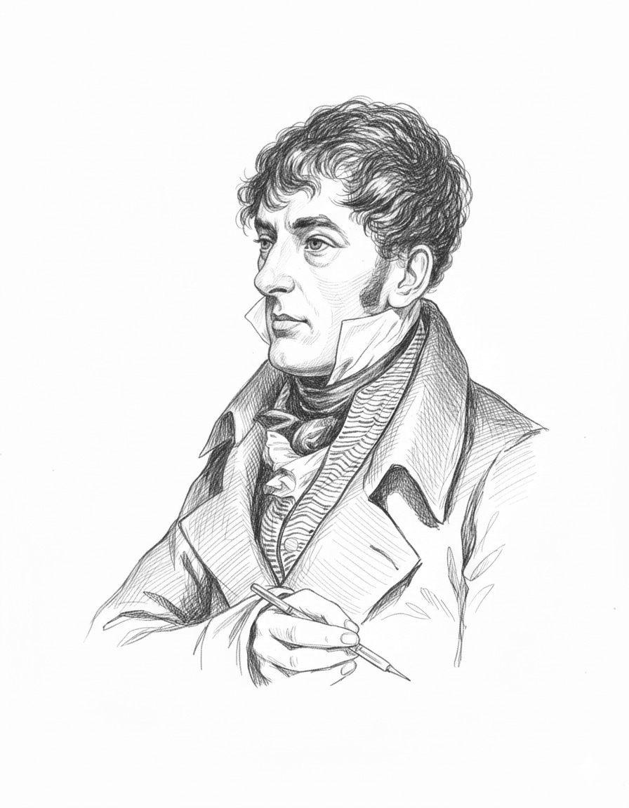 Portrait of Charles-Alexandre Lesueur